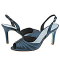 Cynthia Rowley Sorvino Blue Metallic Kid