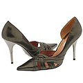 Bronx Shoes H32701 Gunmetal Metallic Kidskin
