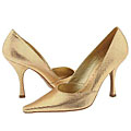 BCBGirls Katchen 5 Holiday Gold Snake