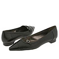 AK Anne Klein Venetia Black Leather(Size 6 M)