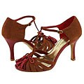 Exchange by Charles David Web Cognac/Red Kid Suede