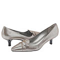 Franco Sarto Mecca Pewter Kid Suede