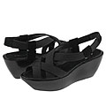 BCBG Max Azria Mariata Black Elastic Satin