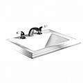 Hathaway 4-inch Center Drop-in Lavatory