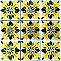 Rouka Accent Ceramic Tiles (Set of 9)