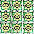 Chiraz Design Accent Ceramic Tiles (Set of 9)