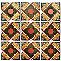 Aicha Design Accent Ceramic Tiles (Set of 9)