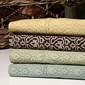 Kristie Medallion 300 Thread Count Cotton Sheet Set