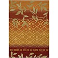 Hand-tufted Rust Wool Rug (3'6 x 5'6)