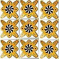Chahrazed Design Accent Ceramic Tiles (Set of 9)