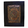 Handcrafted Wood Floral Wall Hanging (India)