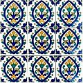 Mosaic Sevilla 9-tile Ceramic Accent Tiles