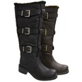 Bamboo by Journee Lined Three Buckle Tall Boot