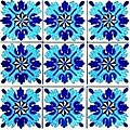 Mosaic 'Neapolis' 9-tile Ceramic Project Accent Tiles
