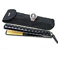 Farouk Systems CHI 1-inch Black Skull Mania Ceramic Flat Iron with Storage Bag and Watch