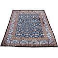 Persian Kashan Navy/ Blue Rug (8'2 x 11'1)