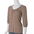 Jessica Max Long Sleeve Embellished Blouse