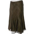 Lauren Ralph Lauren Flowing Plaid Silk Skirt
