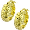 10k Yellow Gold 10-mm Hoop Earrings