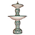 Handmade 'Moroccan Green' Ceramic Water Fountain 