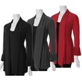Adi Designs S Max Collection Pleated Trim Jacket