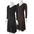 Adi Designs S Max Collection Shirred Bodice Dress
