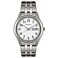 Seiko Men's Stainless Steel White Dial Watch