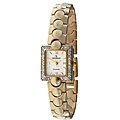 Peugeot Women's Goldtone Genuine Diamond Watch