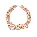 Multicolor FW Pearl 5-strand Necklace (5.5-6 mm)