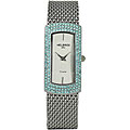 Helbros EXL Women's Light Blue Crystal Watch