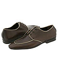 BRUNOMAGLI Fojojo Dark Brown/Grey Pipe Gloss Kidskin