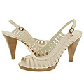KORS Michael Kors Delmar Off-White Burnished Vacchetta