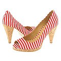 KORS Michael Kors Dubois Red Cabana Stripe Fabric