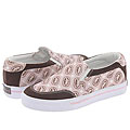 Red by Marc Ecko Nation Pink & Chocolate Canvas/Chocolate Suede Trim