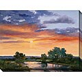 Karen Wilkerson 'Autumn Skies I' Gallery-wrapped Art