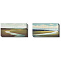 St. John 'Change of Seasons I and II' 2-piece Canvas Art