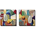 Bailey 'Still Life with Fruit I and II' 2-piece Canvas Art Set