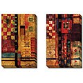 Hofmann 'Linear Movement III and IV' Canvas Art Set
