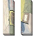 Barbara Zoern 'Charade and Renew' 2-piece Canvas Art Set