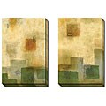 DeRosier 'Recognition I and II' 2-piece Canvas Art Set