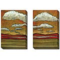 DeRosier 'Discovery I and II' 2-piece Canvas Art Set