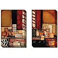 DeRosier 'Triumph I and II' 2-piece Canvas Art Set
