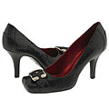 Bronx Shoes 73145 Claudine Black Snake