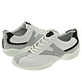Ecco Match Tie Silver/White/Black