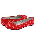 Shellys London Carla Polka Red Polka-Dot(Size 37 (US 6.5) M)