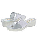 Shoe Be Doo 4220W (Toddler/Youth) White/Silver