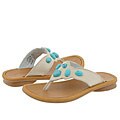 Mod8 Jsuiverni (Toddler) Wht Lea /Turq Stones