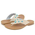 Mod8 Jsuiverni (Youth) Wht Lea /Turq Stones