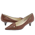 AK Anne Klein Casee Medium Brown Leather