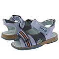 babybotte Tom (Toddler) Blue Skin Leather-Navy Grained Leather